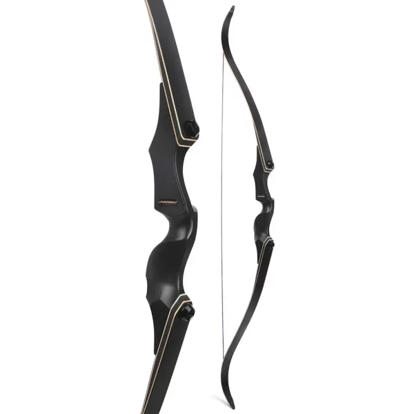 Black Hunter 60″ 25-65Ibs Take Down Recurve Bow Right Hand 4