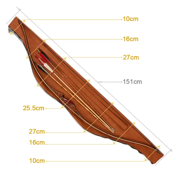 Large Bow & Arrow Quiver with Zipper 6